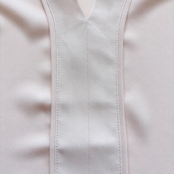 NWT Banana Republic Sz S Peach V-Neck Lightweight Sleeveless Top Flowy Dressy - Picture 7 of 9